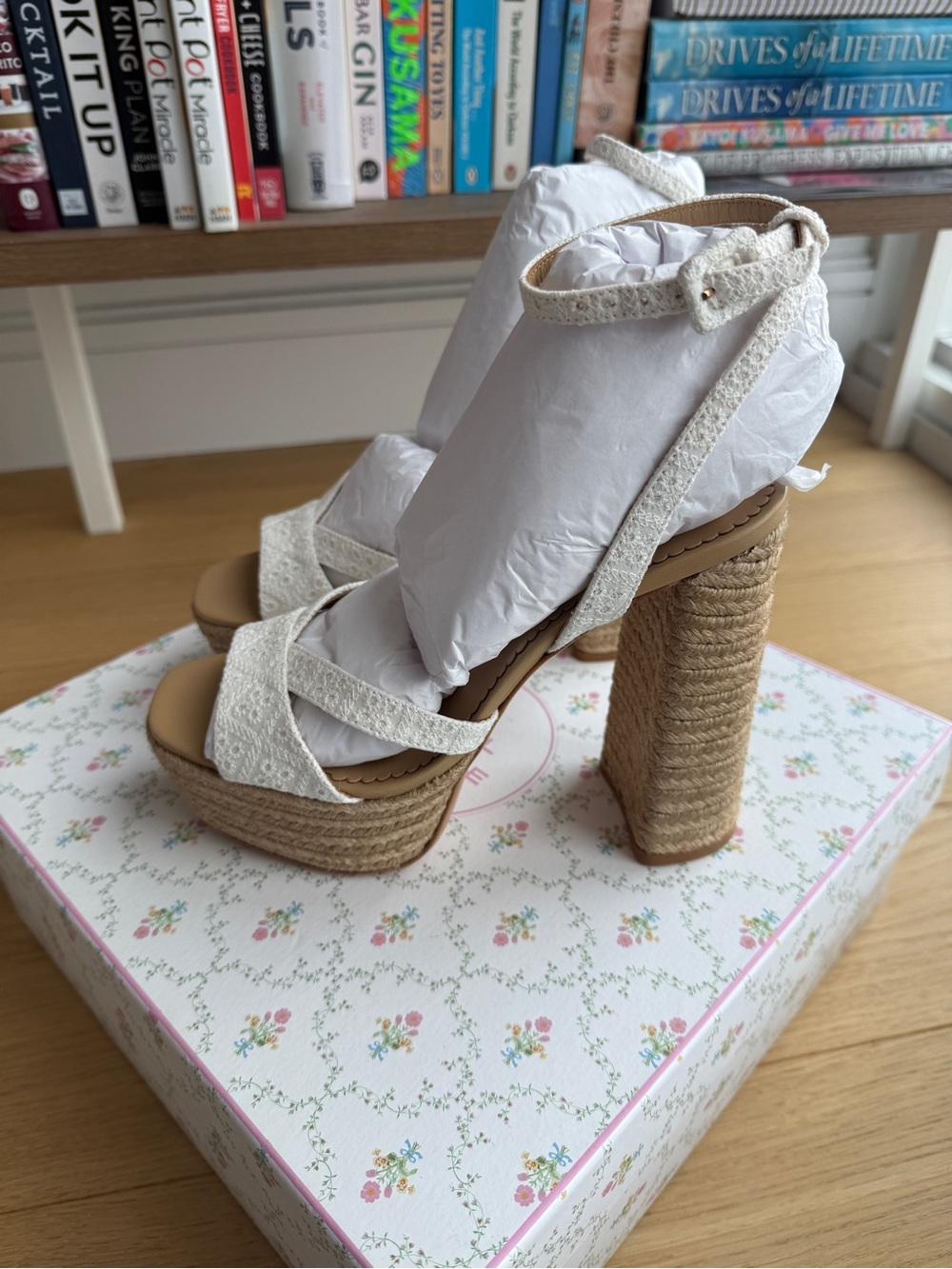 Hill House Home Party Platform - White Eyelet - Never Worn